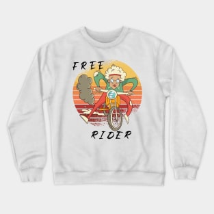 Crazy Free Rider Crewneck Sweatshirt